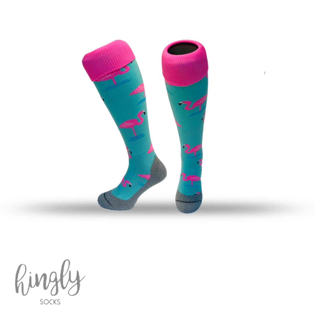 Hingly Socks - Flamingo Mint