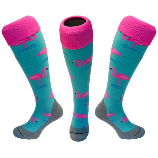 Hingly Socks - Flamingo Mint